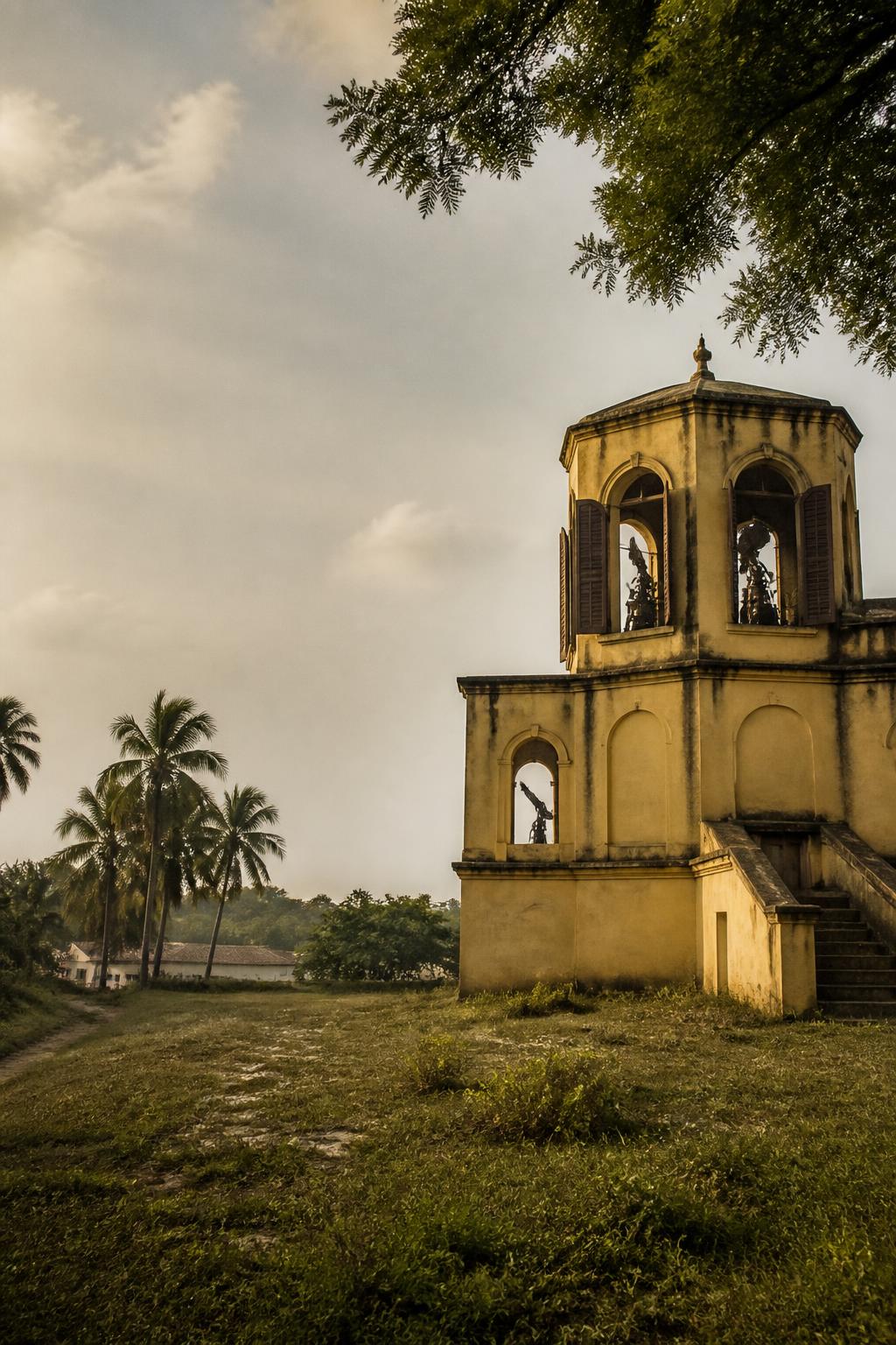 An archival-style view of the former Madras Observatory building.