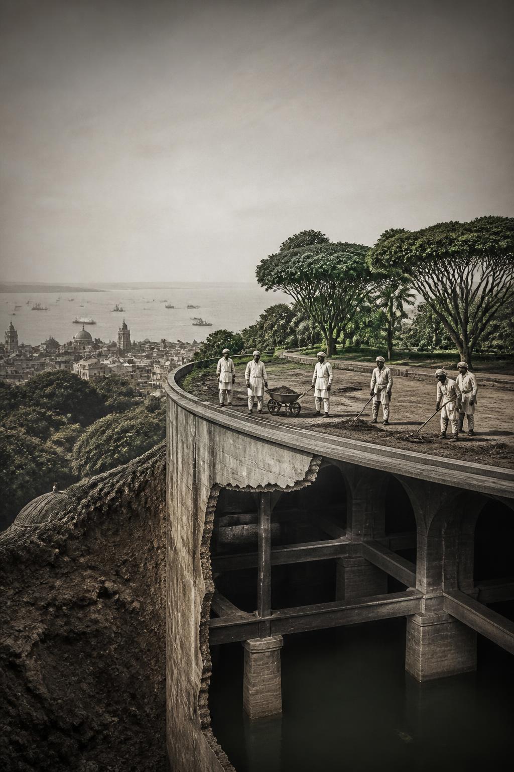 Historic Mumbai water infrastructure context.