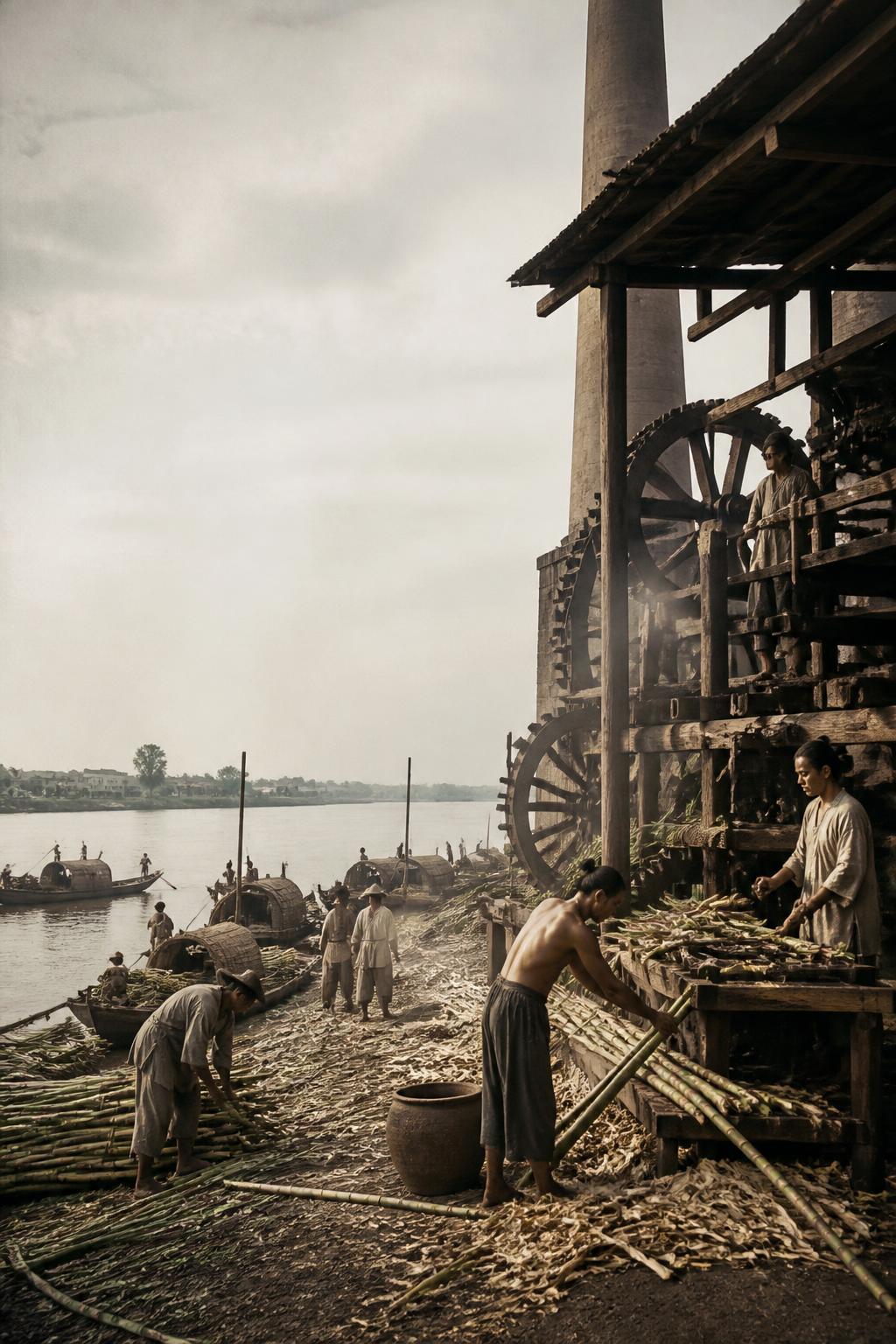 An evocative reconstruction of an 18th-century sugar enterprise near the Hooghly.